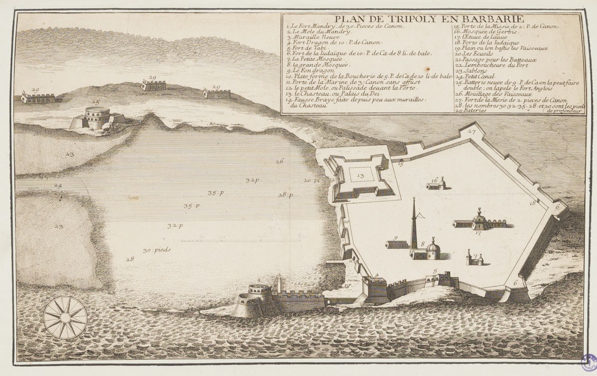 Plan de Tripoly en Barbarie