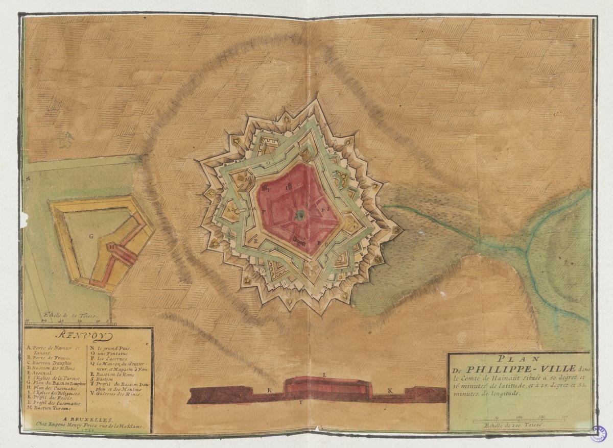 Plan de Philippe-ville