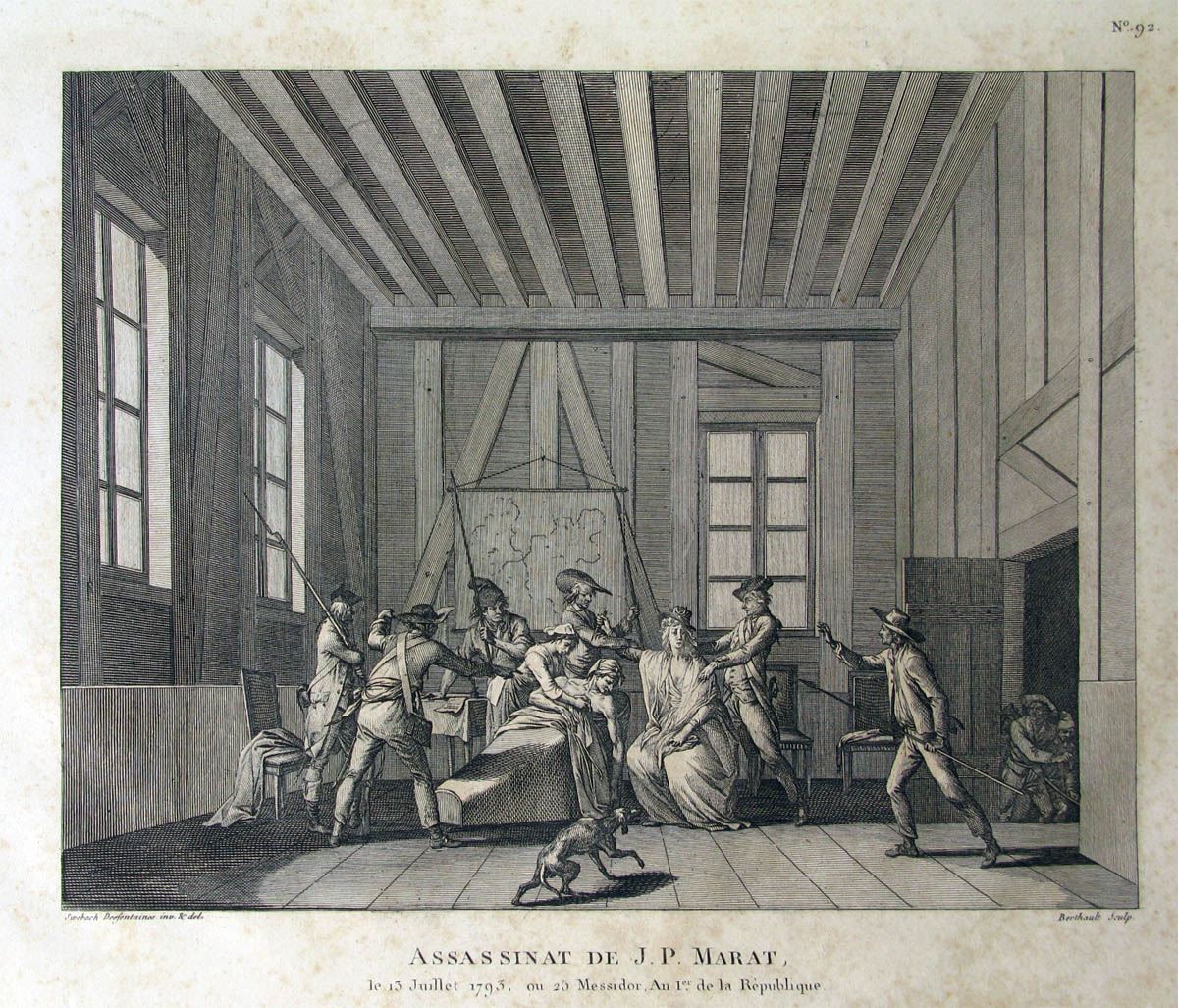 Arrestation de Charlotte Corday