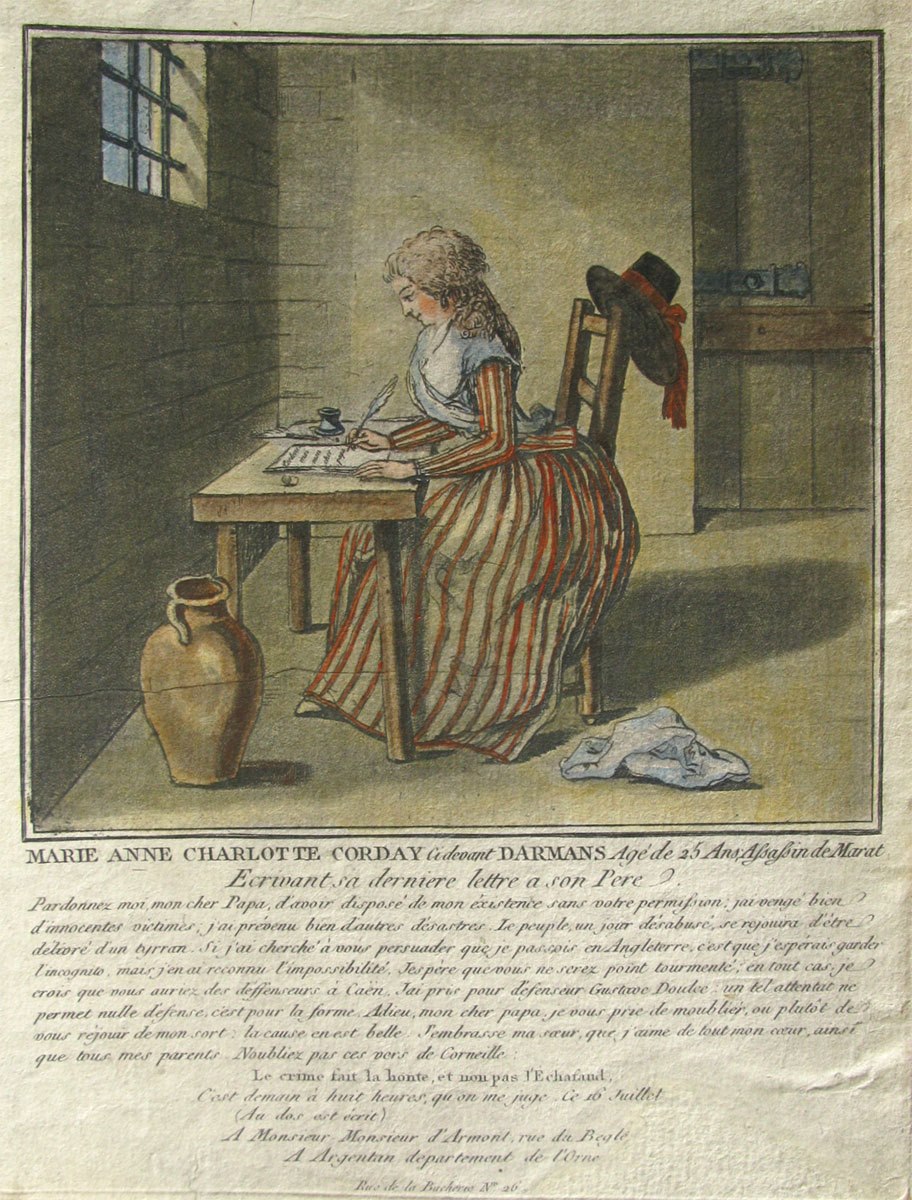 Charlotte Corday en prison