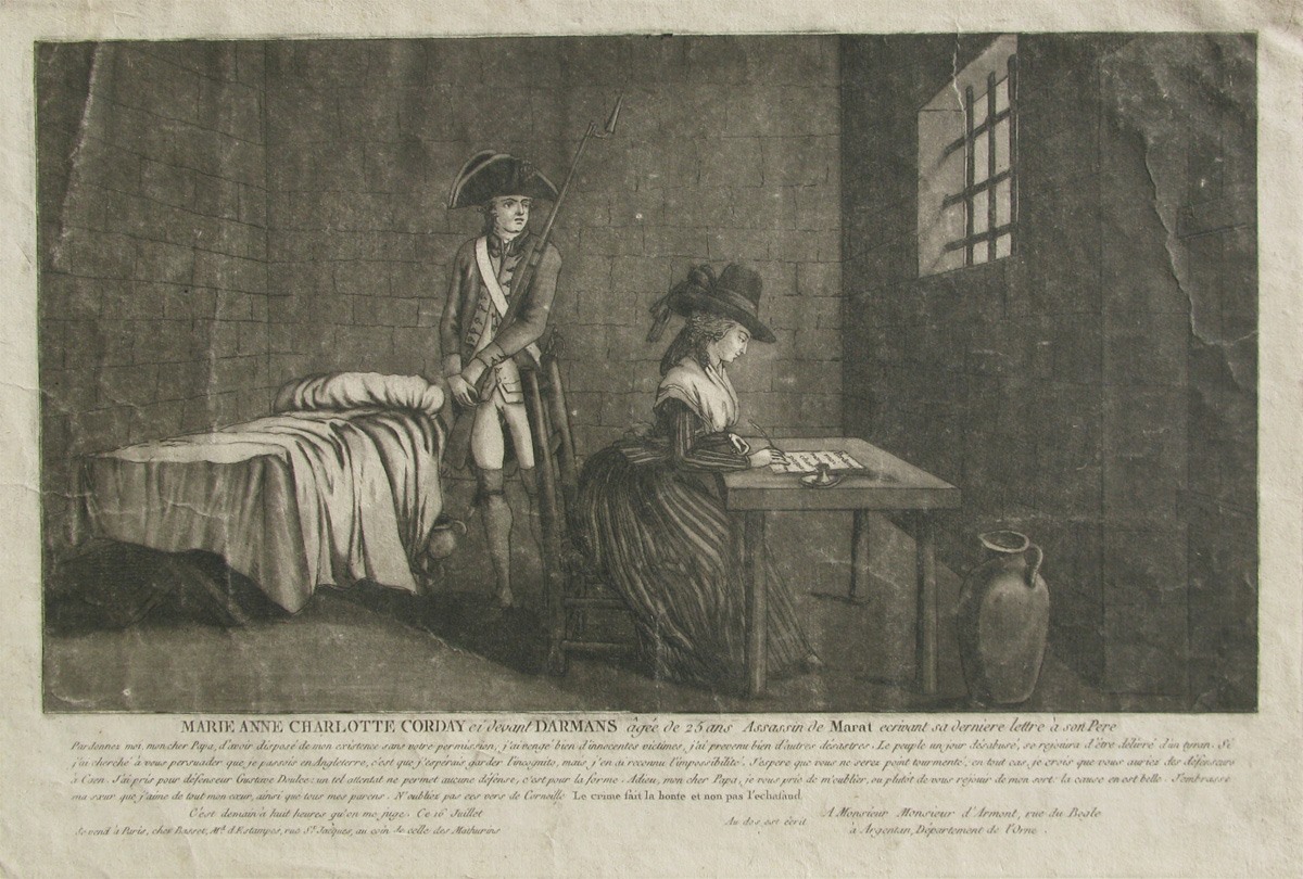 Charlotte Corday en prison