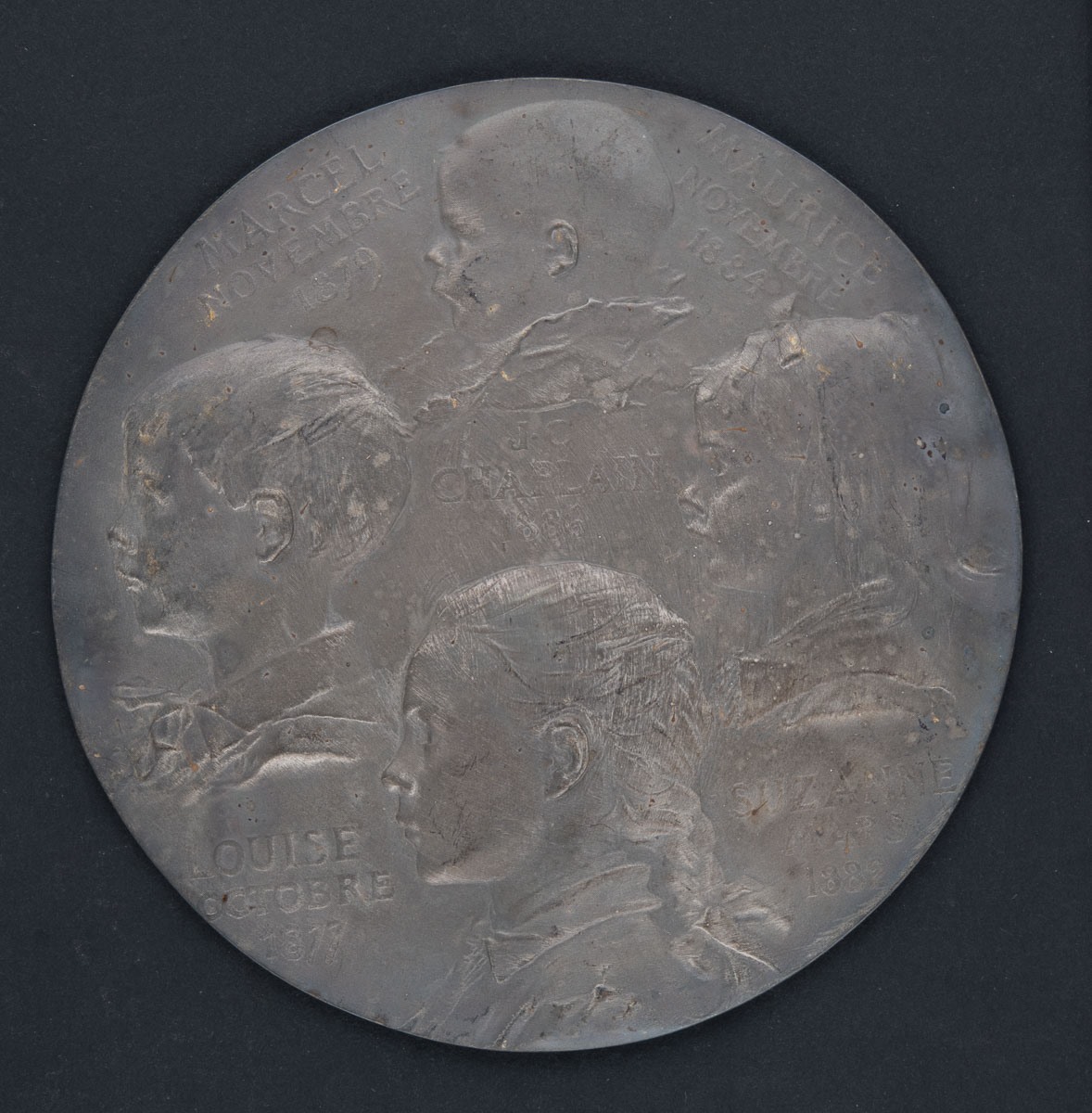 Portrait des quatre enfants de Jules-Clément Chaplain ; Mes enfants