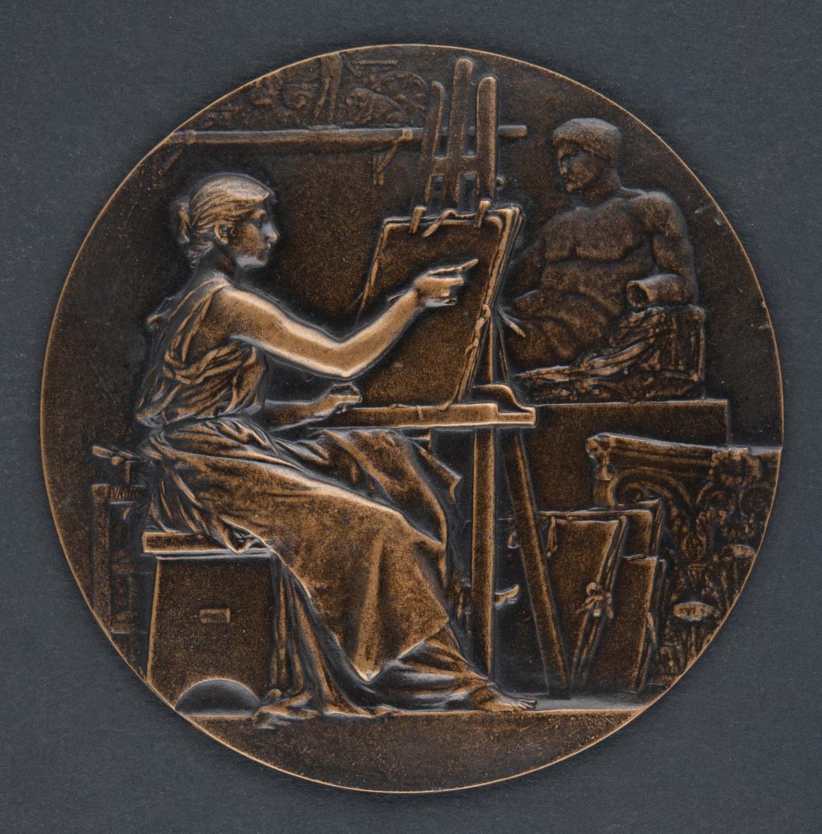 École municipale des arts du dessin (avers)