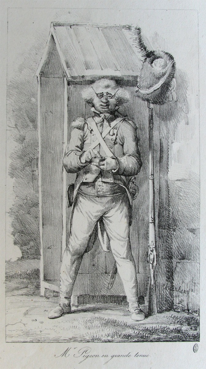 Monsieur Pigeon en grande tenue