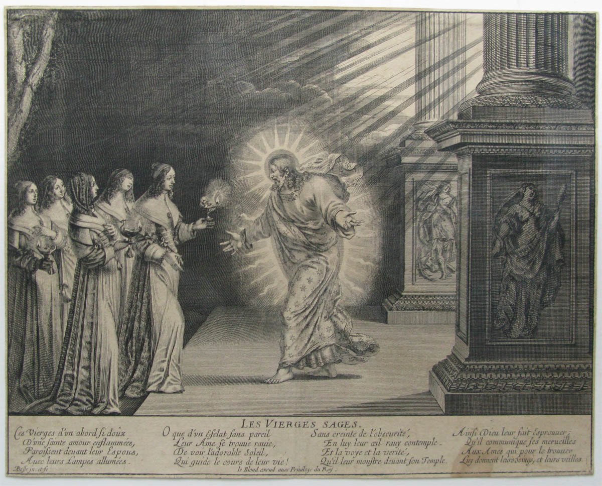 Les vierges sages viennent au devant de l'époux céleste