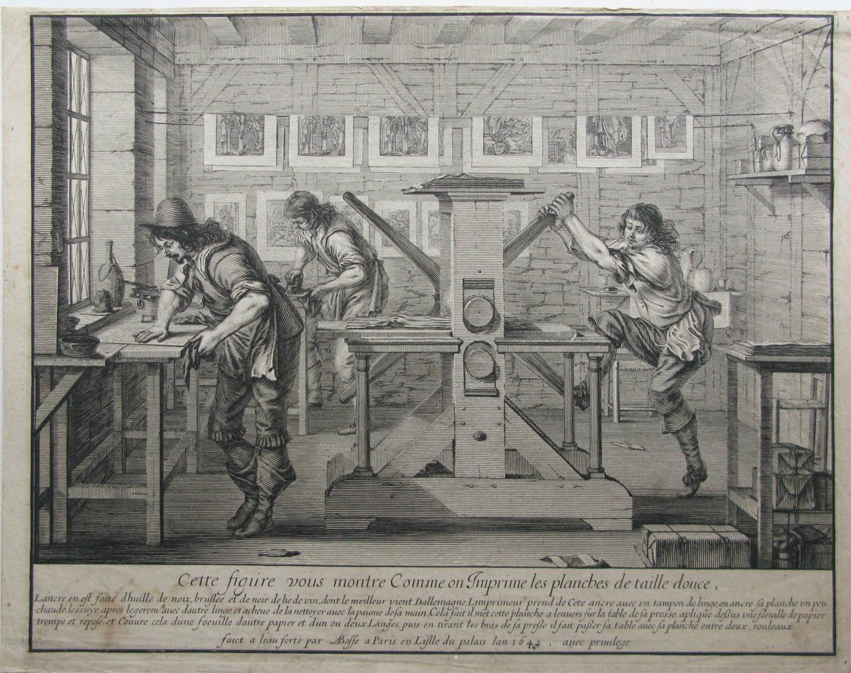 Les imprimeurs en taille douce