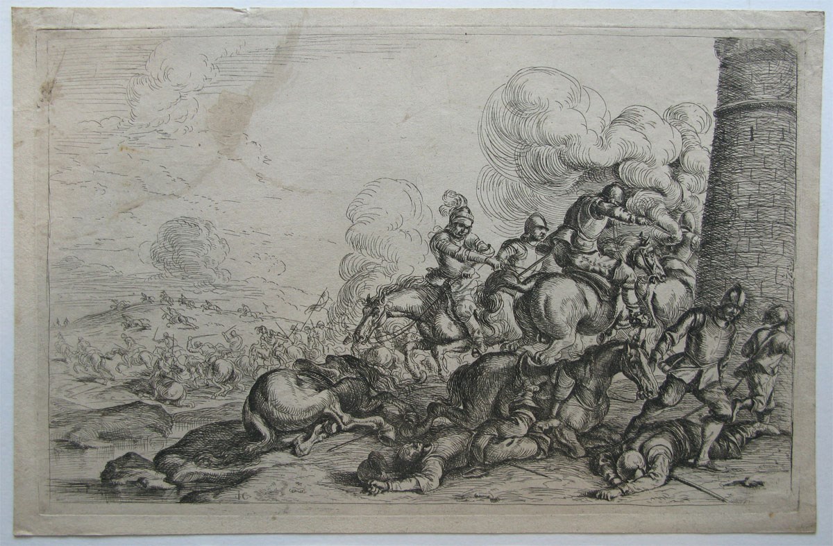 Le combat au pied de la Tour