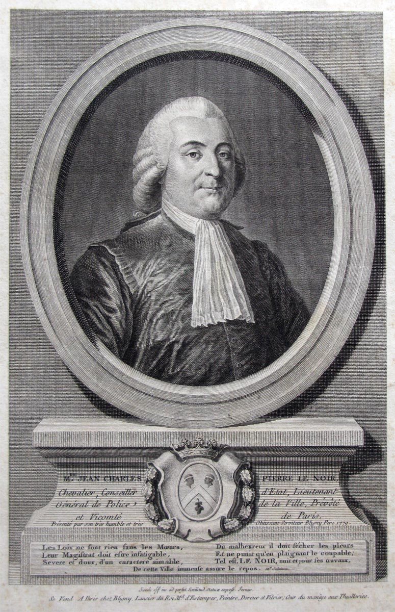 Portrait de Jean Charles Pierre Lenoir