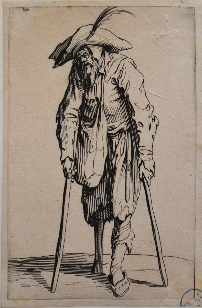 Le mendiant à la jambe de bois
