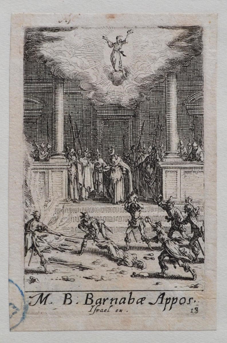 Martyre de saint Barnabé ; Le Martyre des Apôtres