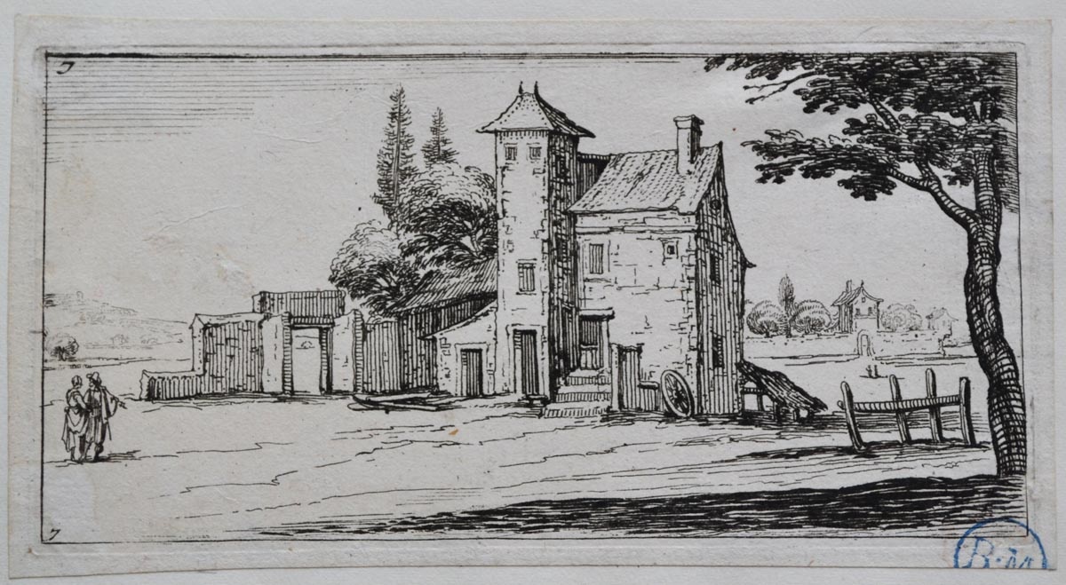 Vue d'une maison franche