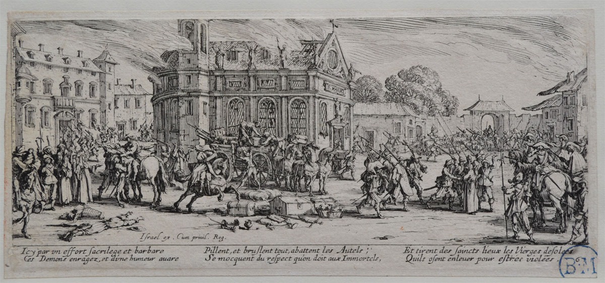 Dévastation d'un monastère
