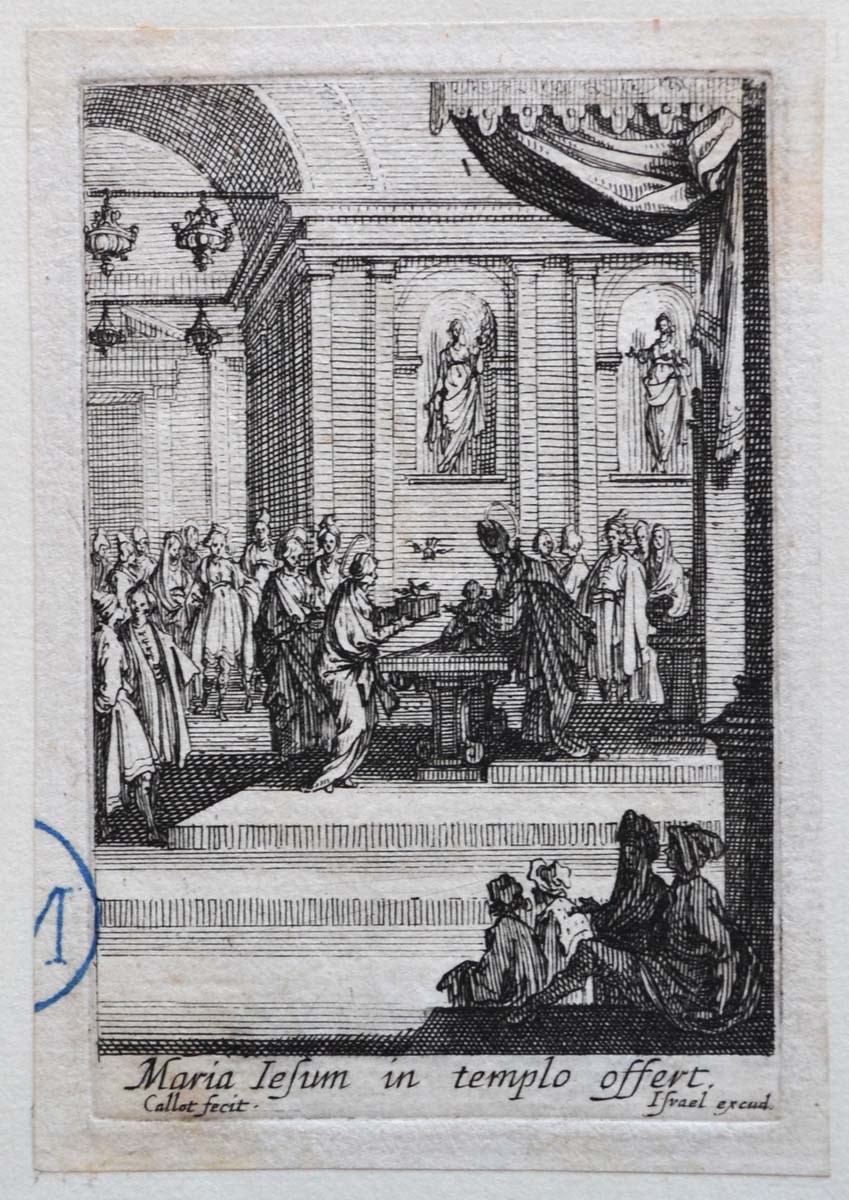 Marie présente Jésus au temple