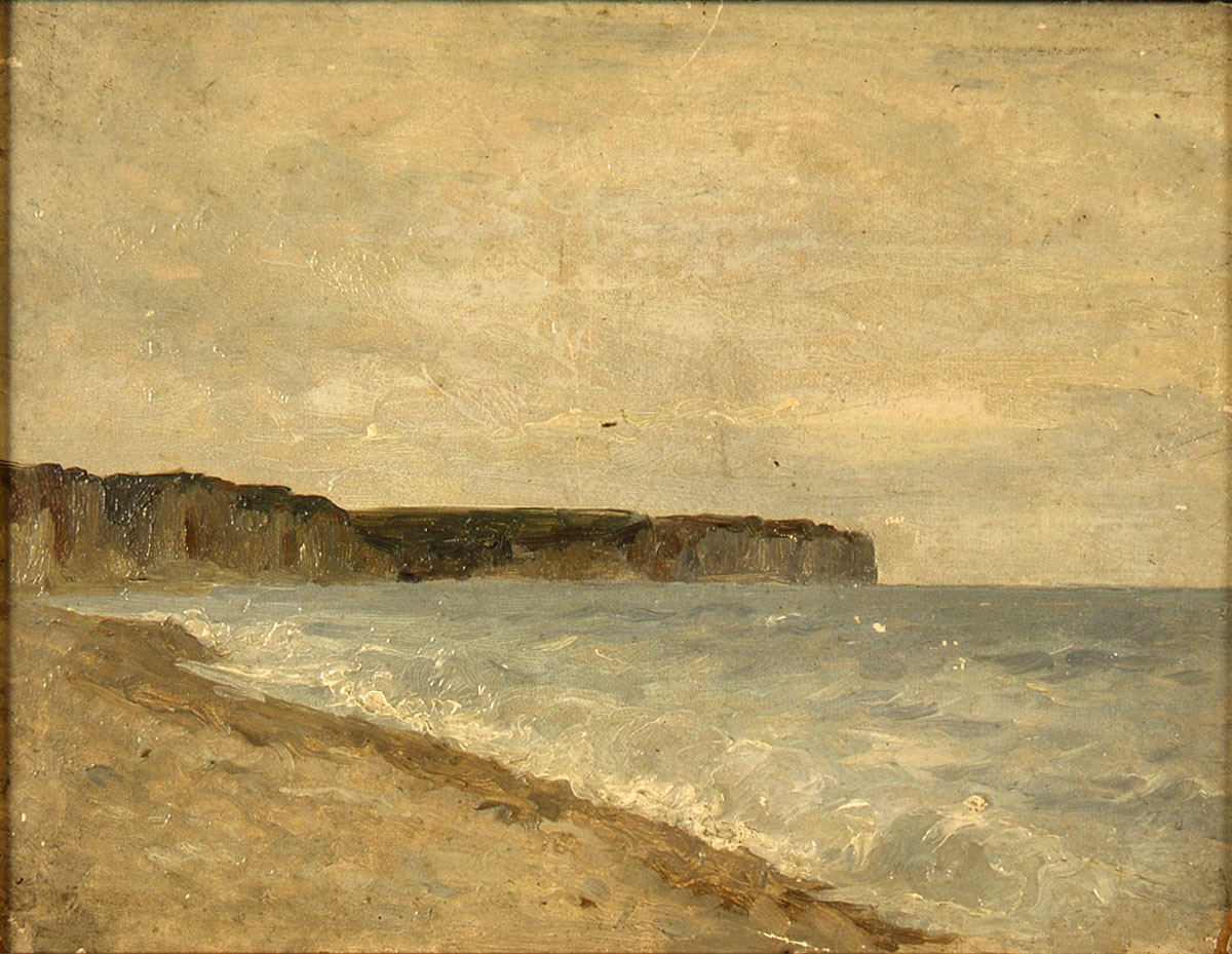 Falaises à Fécamp ; Normandie, bord de mer