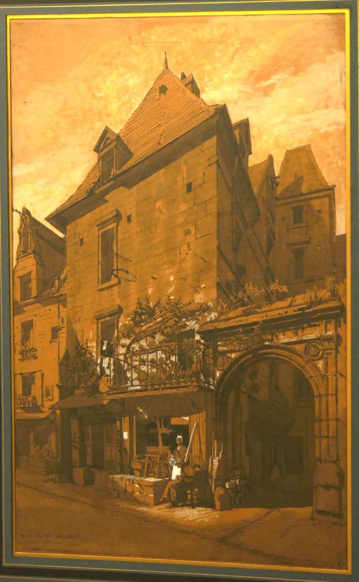 Cour de la Halle, à Caen