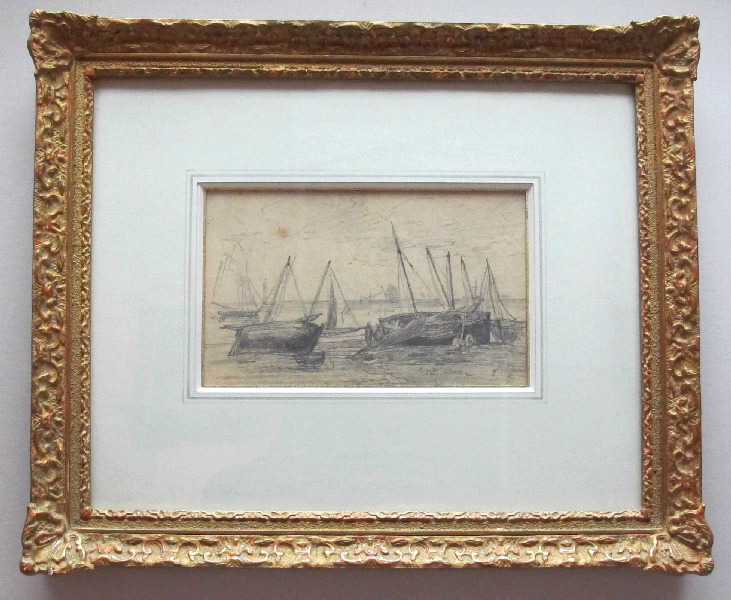 Barques sur la grève