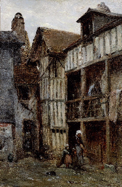Honfleur, vieille cour