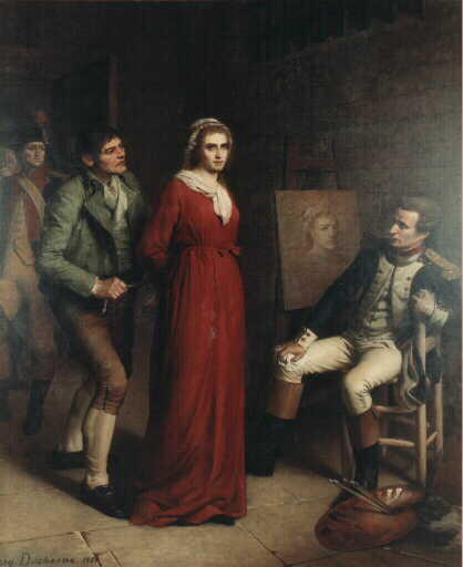 Hauer peignant le portrait de Charlotte Corday