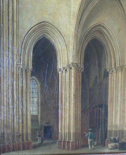 Intérieur d'église du XIIIème siècle