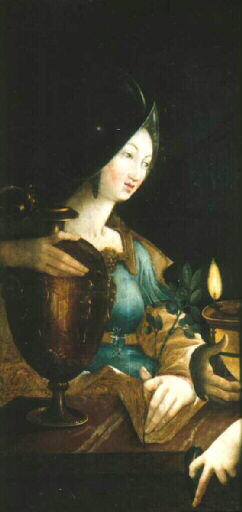 Figure allégorique de femme casquée