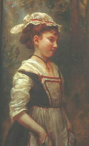 Portrait de jeune fille