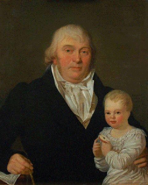 Exupère Legrain et son petit-fils Edmond Legrain