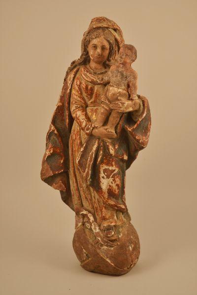 Sainte Vierge à l'Enfant écrasant le serpent ; Vierge de l'Immaculée Conception (dite aussi)
