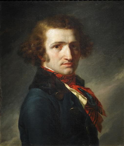 Portrait présumé de François-Xavier Fabre ; Portrait d'homme en habit bleu (ancien titre)