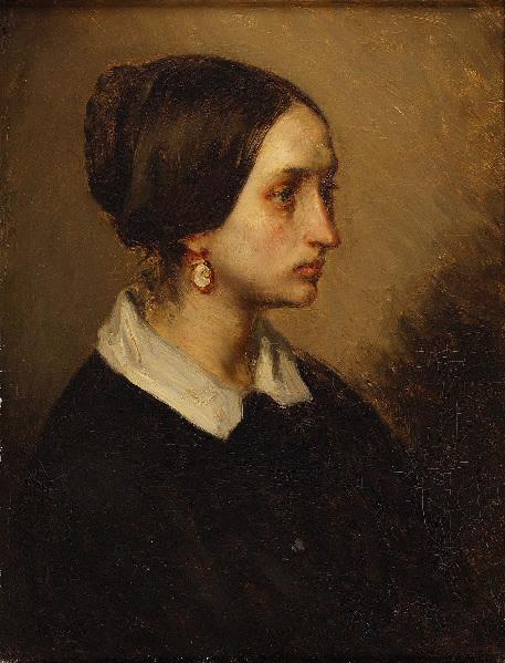 Portrait présumé de madame ONO (Il s'agit certainement de la mére de Pauline Ono (première femme de Millet) )