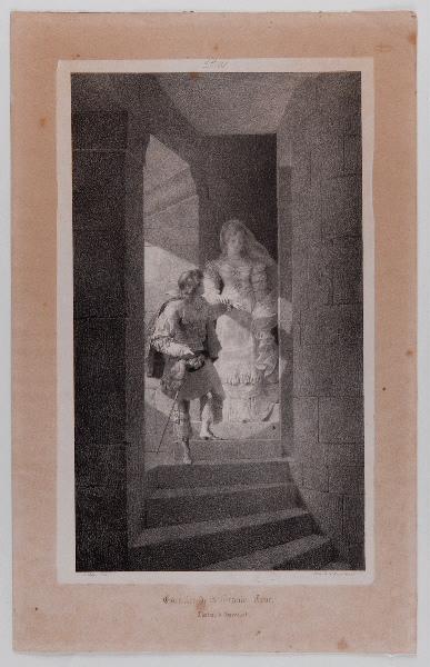 Escalier de la grande tour du château d'Harcourt