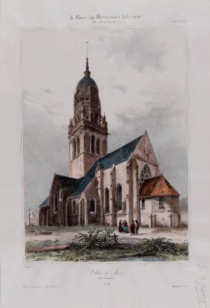 Le Moyen-Age monumental et archéologique : église de Sainte Marie du Mont