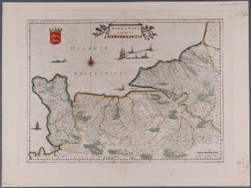 Carte de Normandie