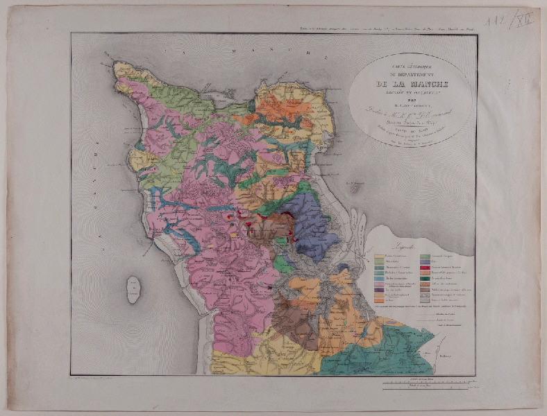 Carte géologique du Cotentin