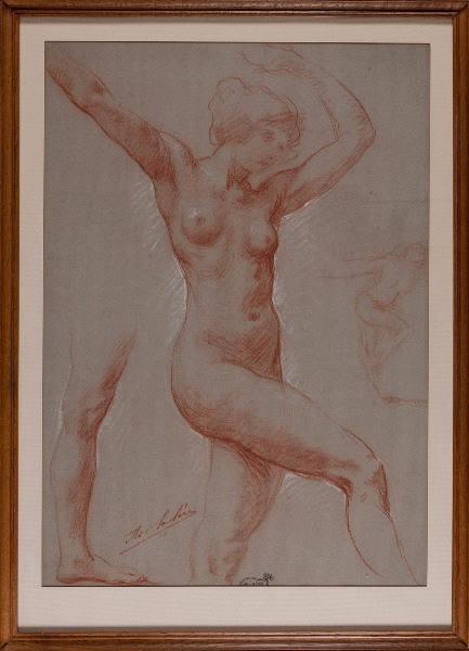 Nus : femme dansant, bras levé et Hamlet