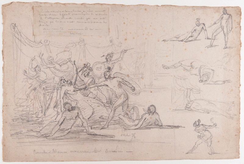 Romulus et Rémus massacrent le roi Amulius