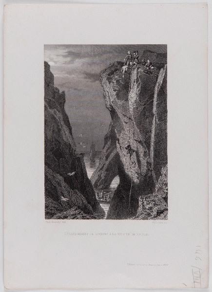 Débarquement de Georges à la falaise de Biville
