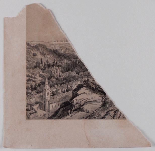 Cherbourg, pris de la montagne du Roule