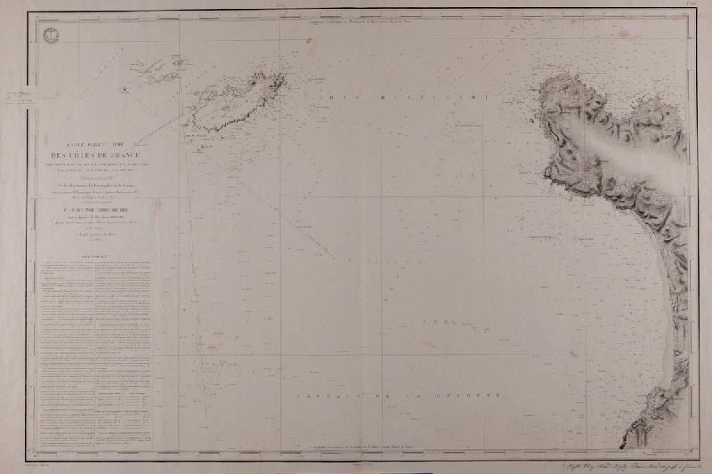 Carte des côtes de France