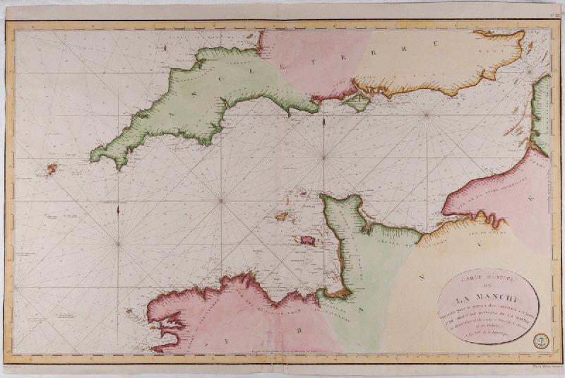 Carte réduite de la Manche