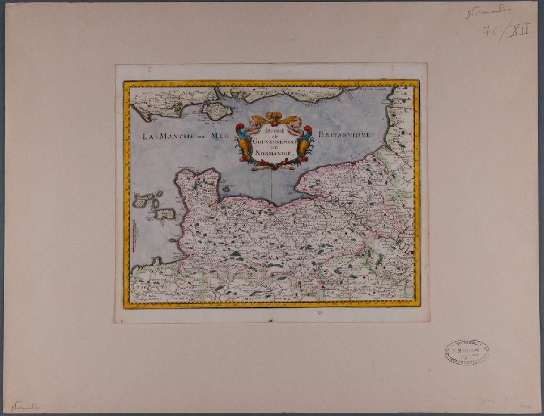 Carte du duché et gouvernement de Normandie