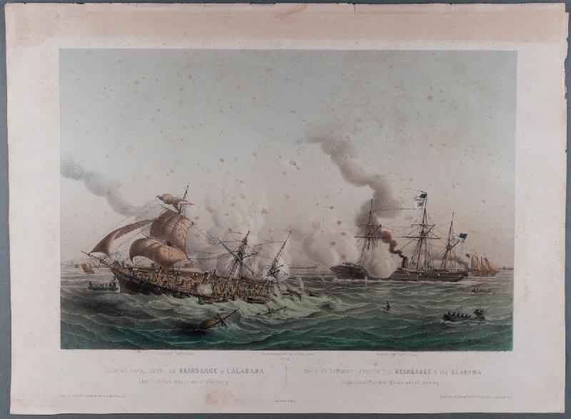 Combat naval entre le Kearsarge et l'Alabama
