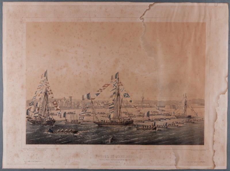 Voyage du Président, rade de Cherbourg
