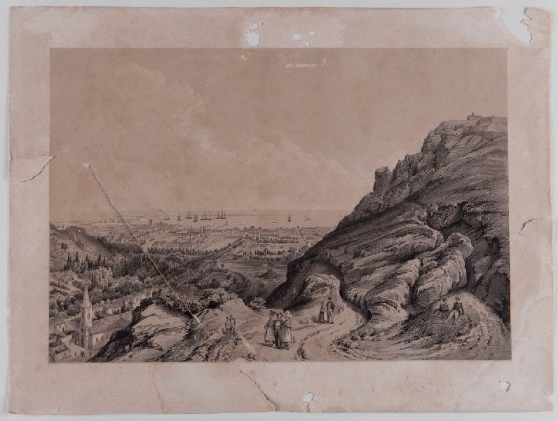 Cherbourg, pris de la montagne du Roule