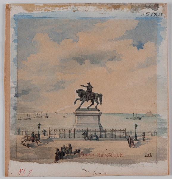 Cherbourg, statue de Napoléon Ier