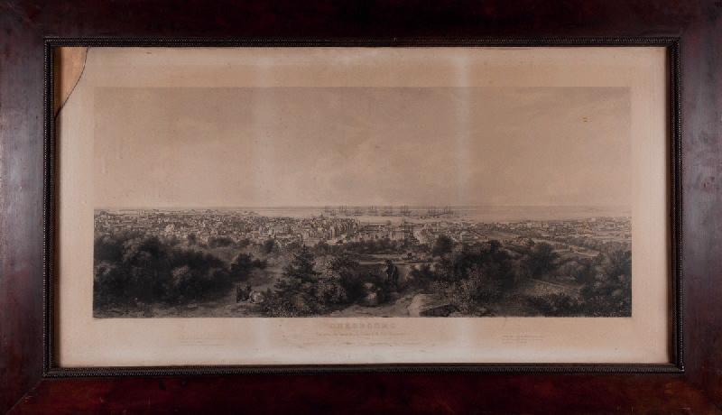 Cherbourg, vue prise de la petite Fauconnière