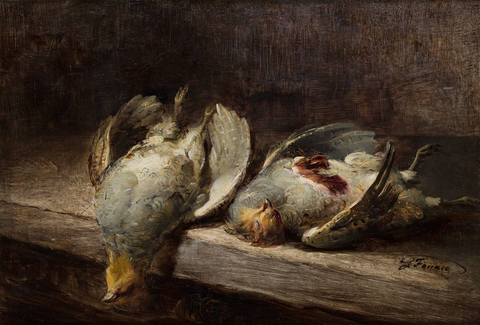 Deux perdreaux morts