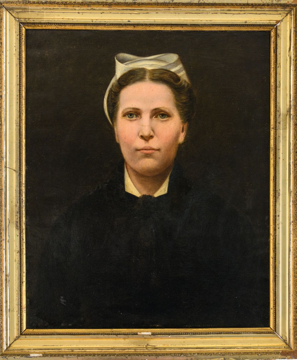 Granvillaise en coiffe, portrait