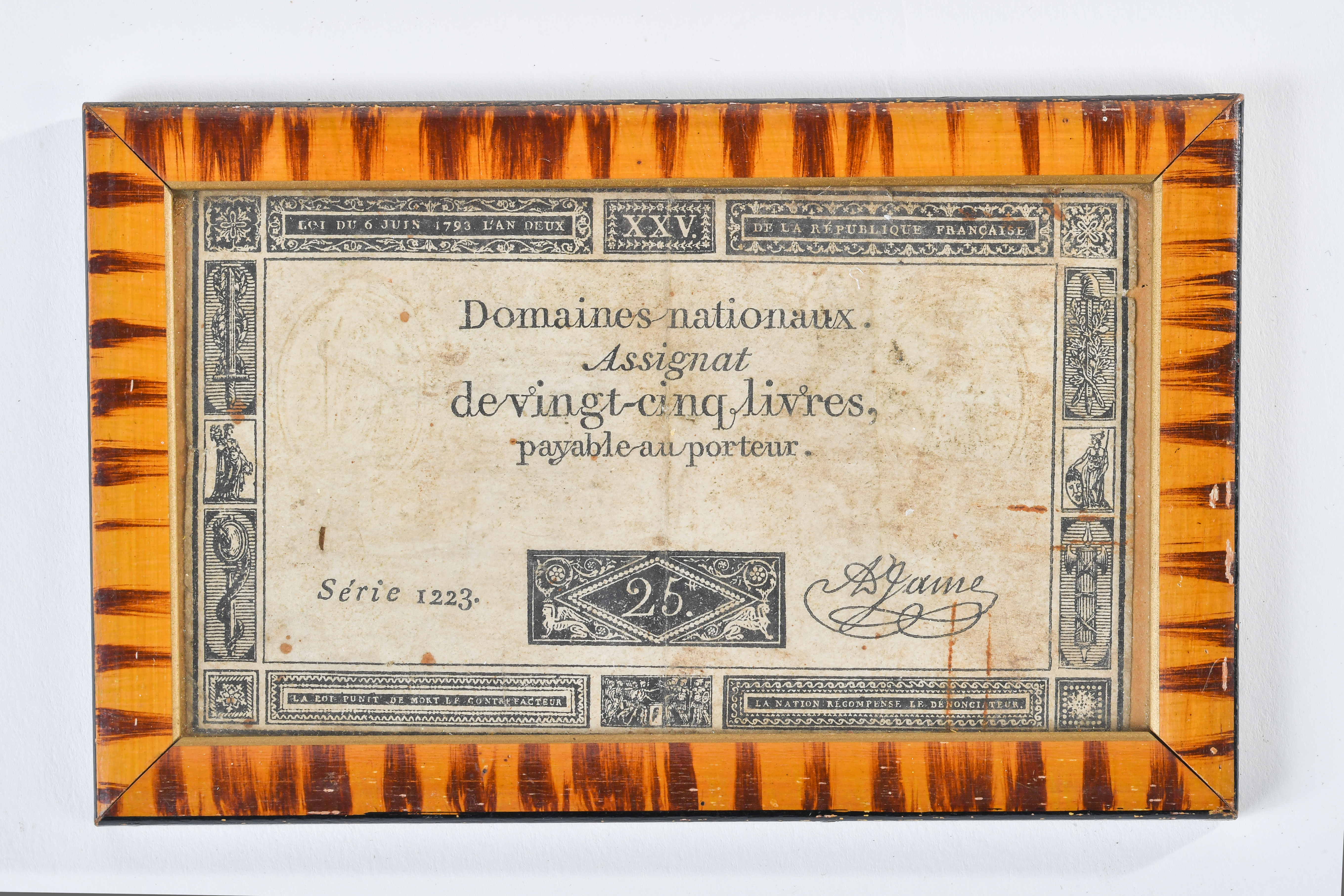 Assignat de 25 livres