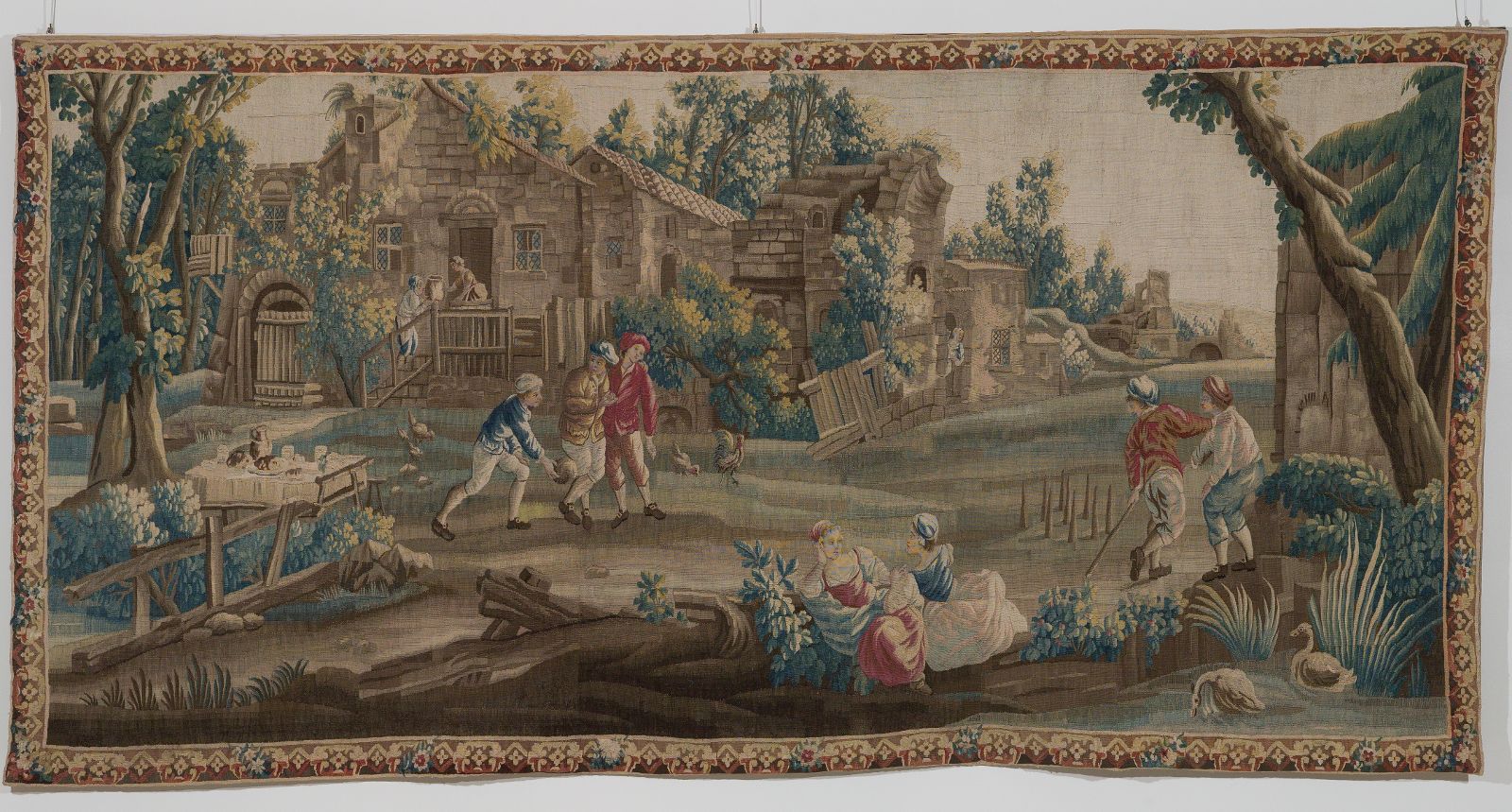 L'été : jeu de quilles