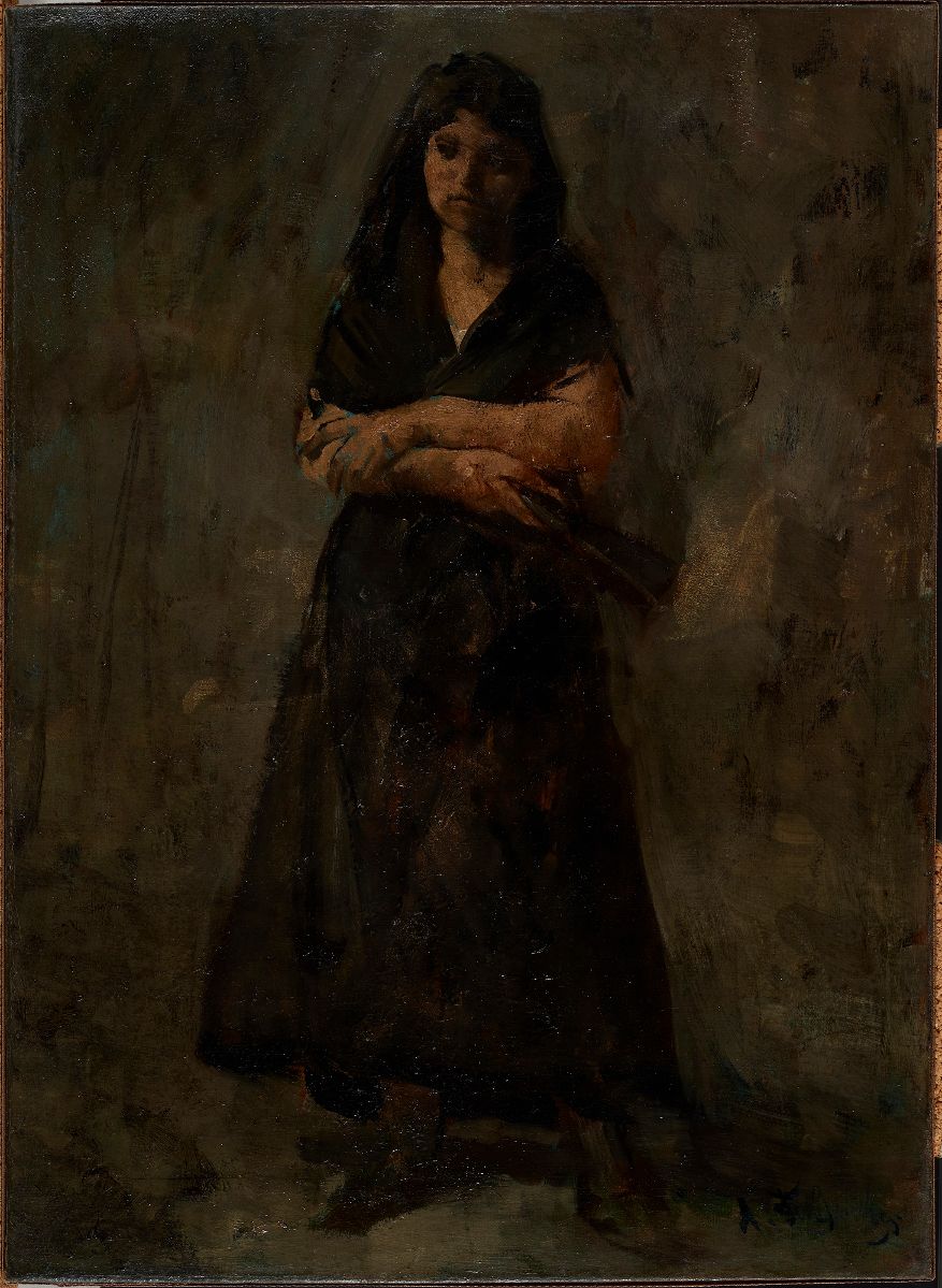 Femme à l'éventail